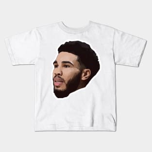 Jason Tatum Vector Art Kids T-Shirt